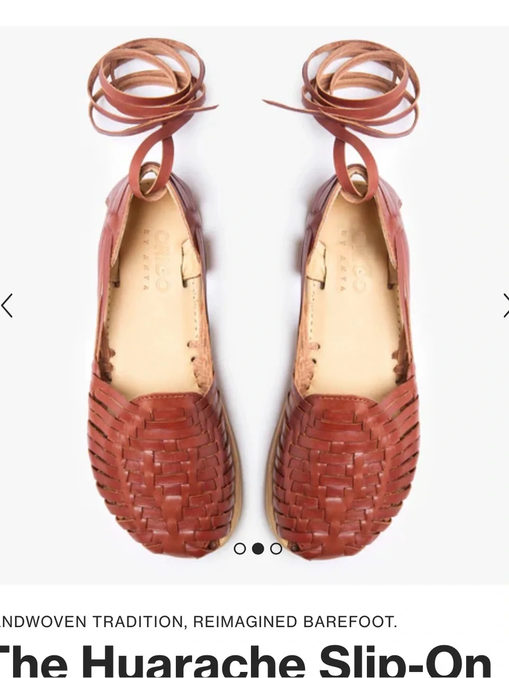 Origo Barefoot Huarache Slip On - Picture 2 of 12